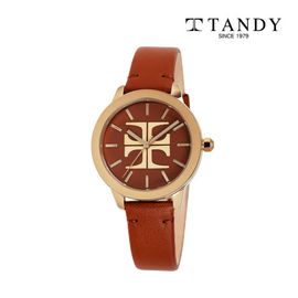 [TANDY] Signature Modern Classic Women's Leather Watch T-1915 | Simple Index & Soft Leather Band | Everyday Elegance for Any Style